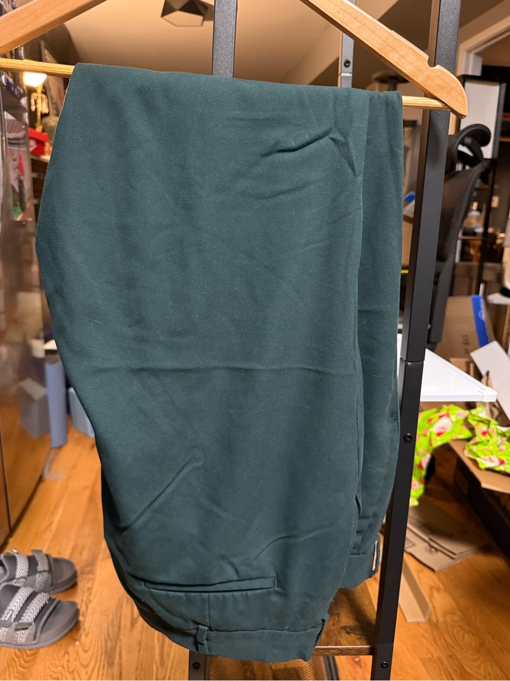 Asos Design Dress Pants Forest Green 44 Slim Fit Business